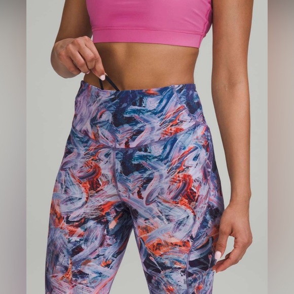 Sz 10 Lululemon Base Pace High-Rise Crop 23" *Brushed Nulux - Picture 3 of 9